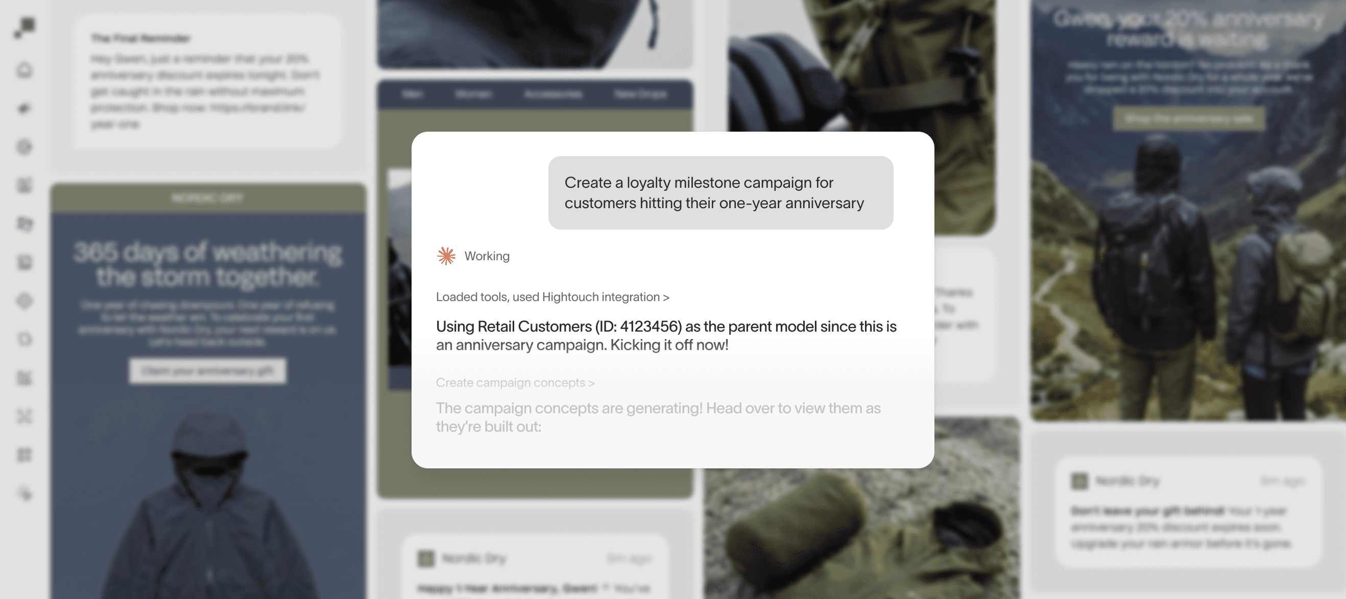 Backlog of agent-generated campaign ideas