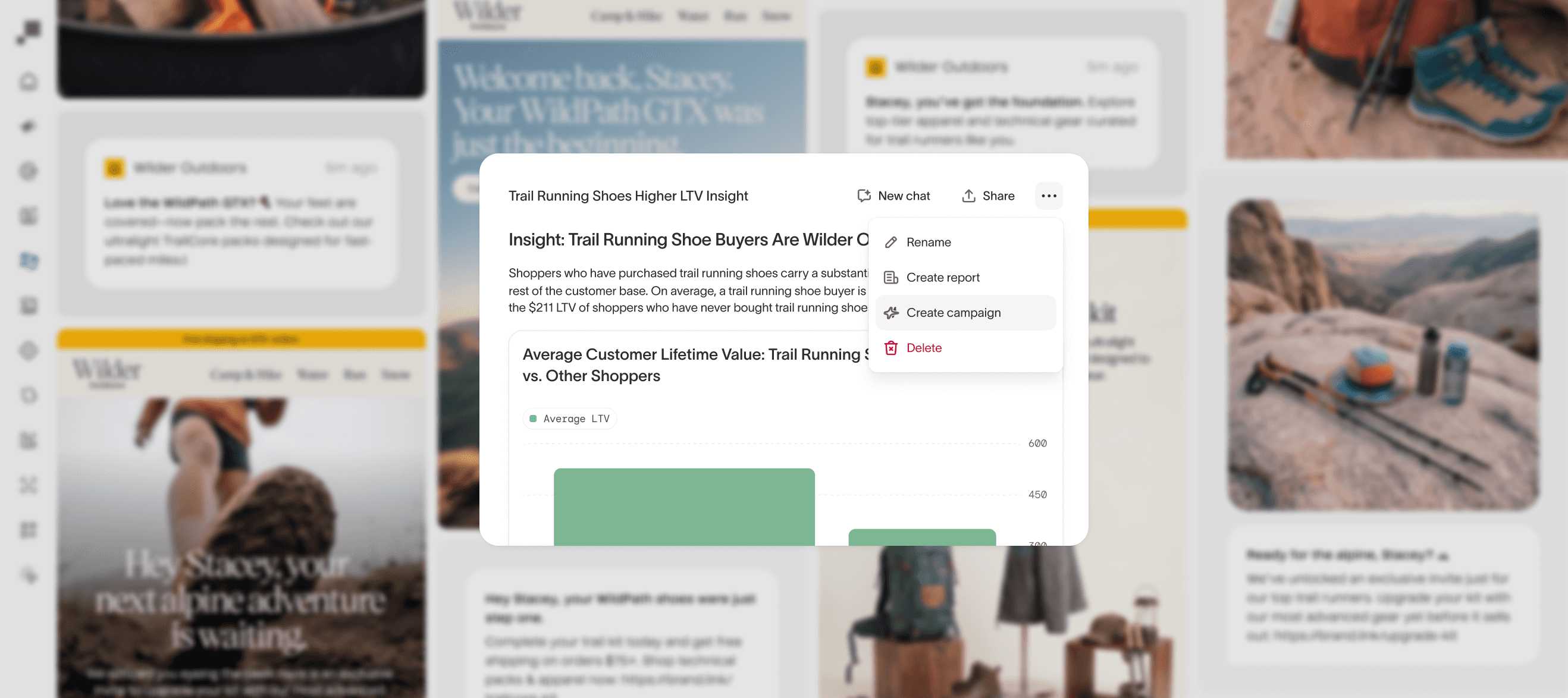 Market trends turned into new campaigns