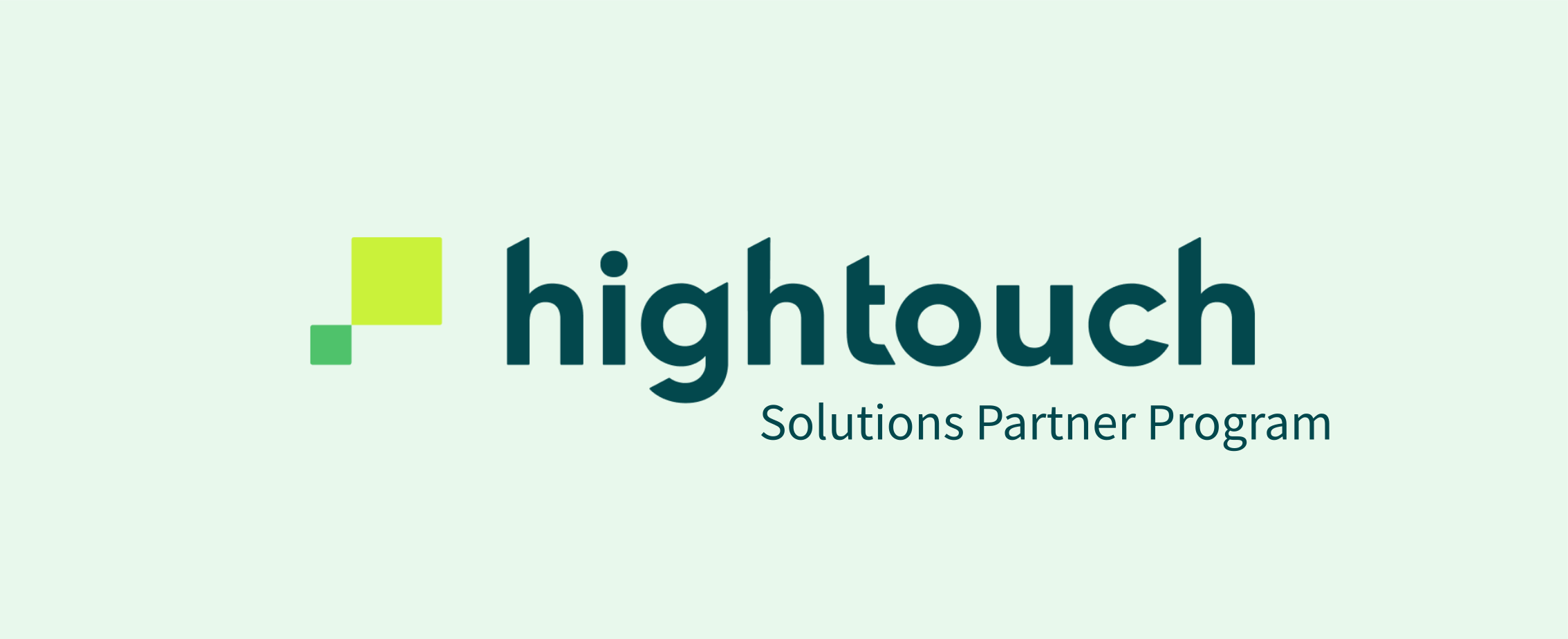 Hightouch Partner Newsletter.