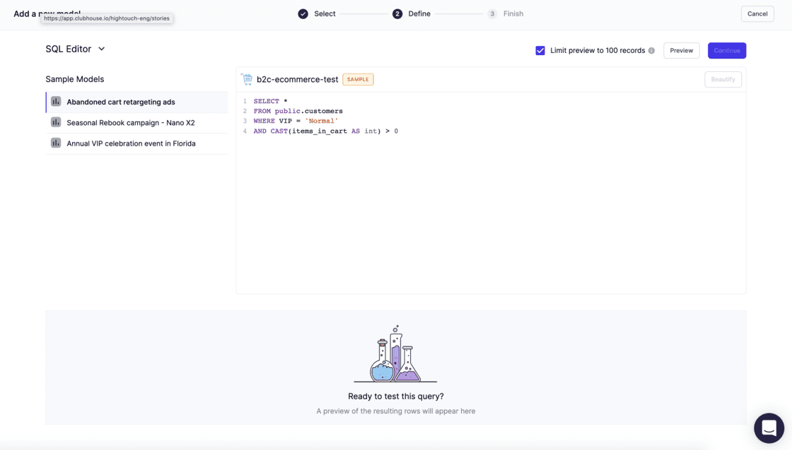 image of sample models