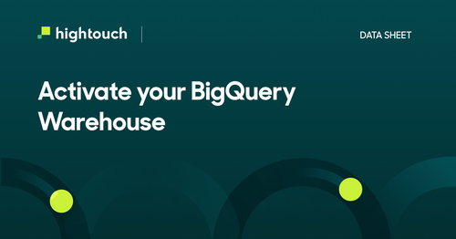 Activate your BigQuery Data.