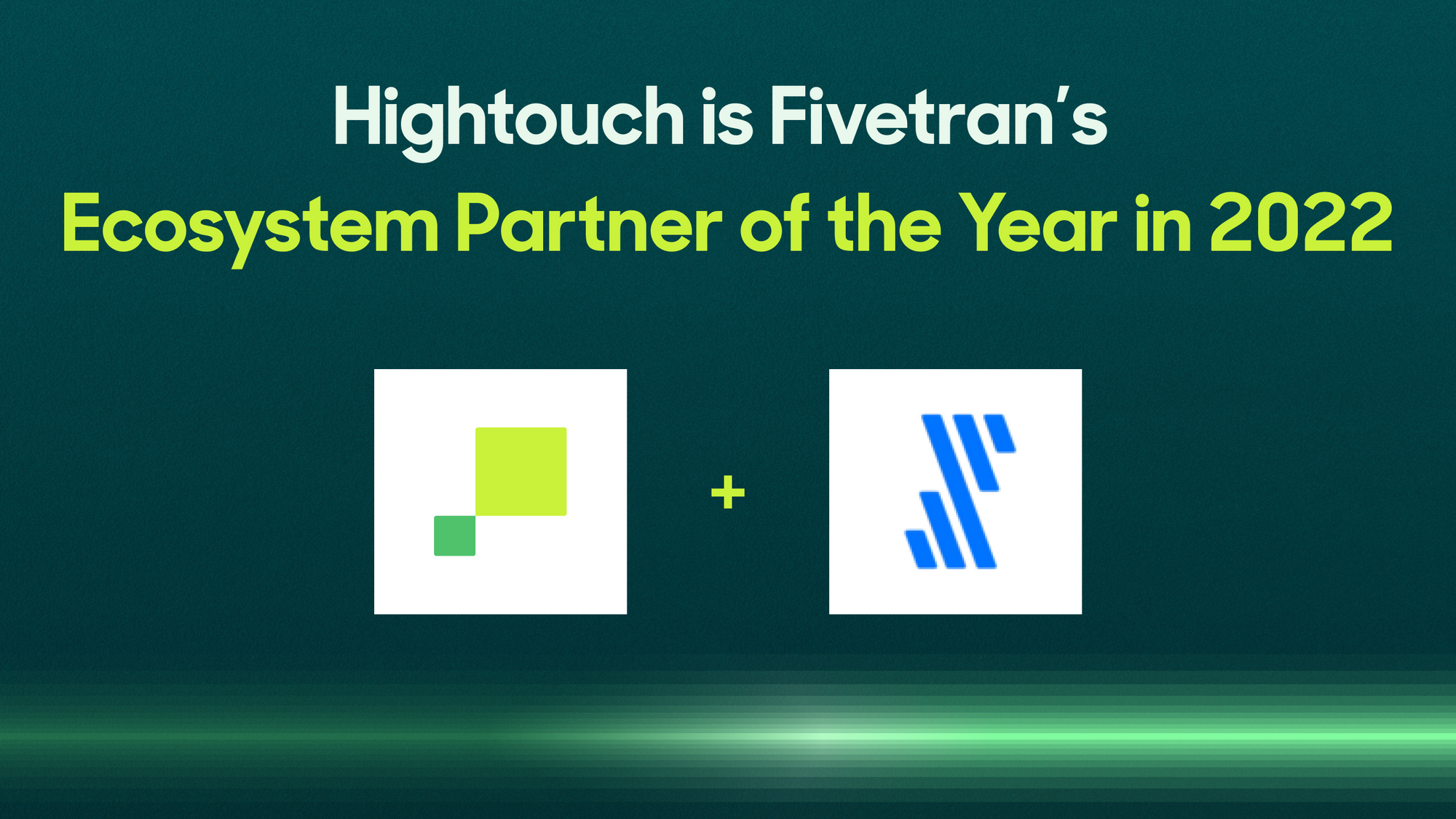 Fivetran Ecosystem Partner of the Year Award.