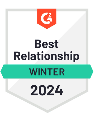 G2 Winter 2024, Best Relationship.