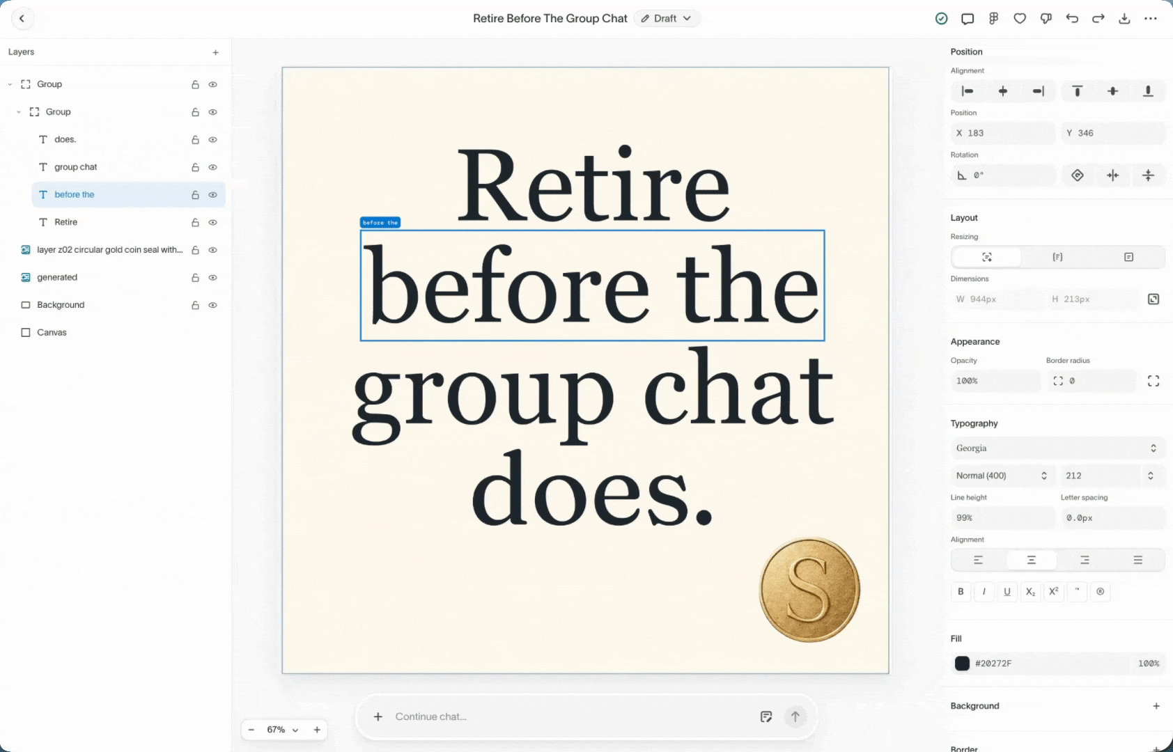 editing text
