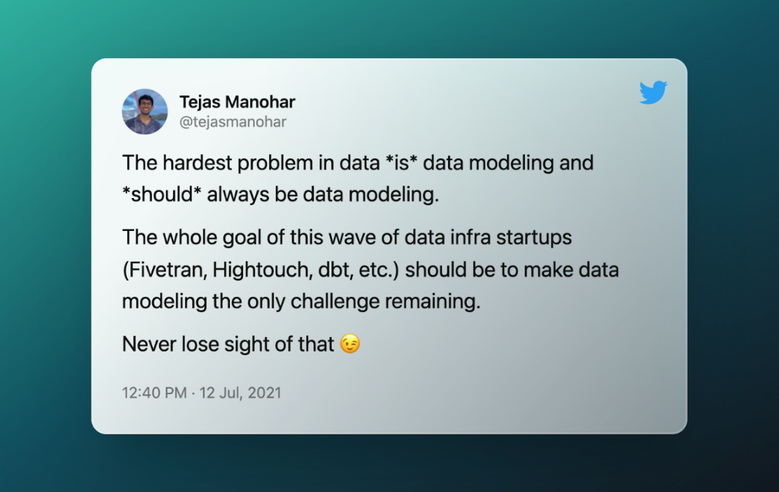The hardest problem in data