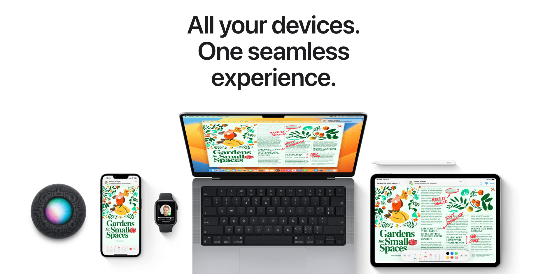 Apple's seamless experience across all devices because of omnichannel marketing