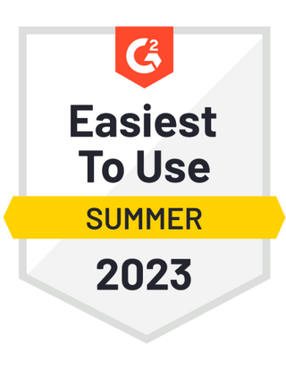 G2 Summer 2023, Easiest To Use.