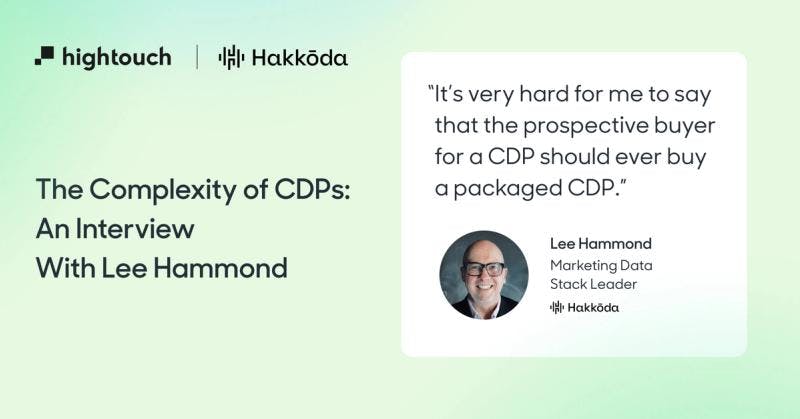 The Complexity of CDPs: An Interview With Lee Hammond.