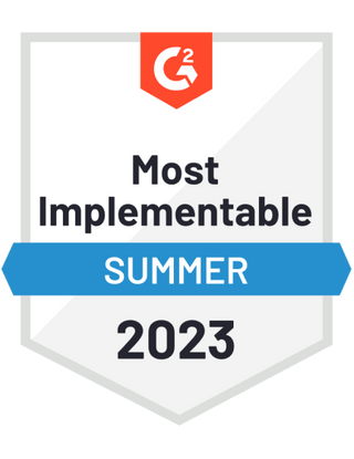 G2 Summer 2023, Most Implementable.