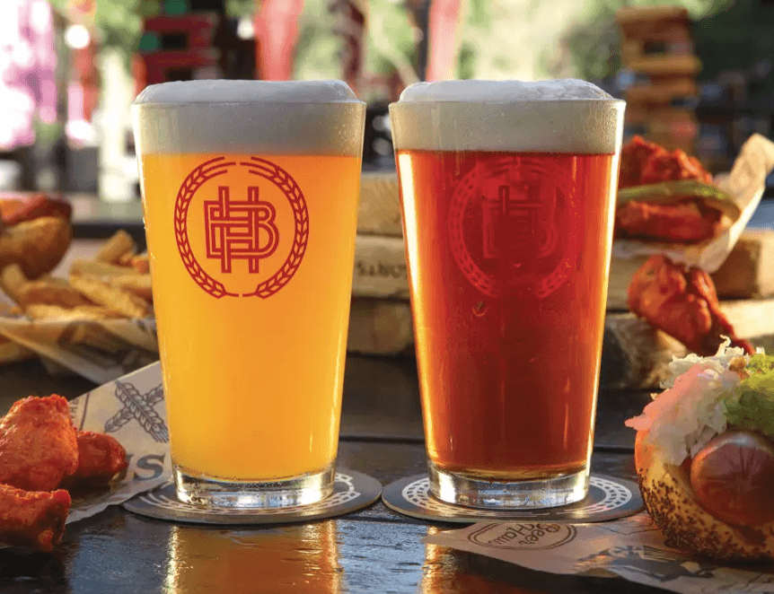 Enjoy craft beer and locally sourced food