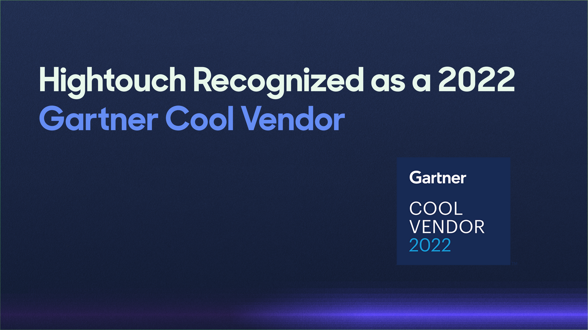 Hightouch recognized as Gartner Cool Vendor in Marketing Data and Analytics.