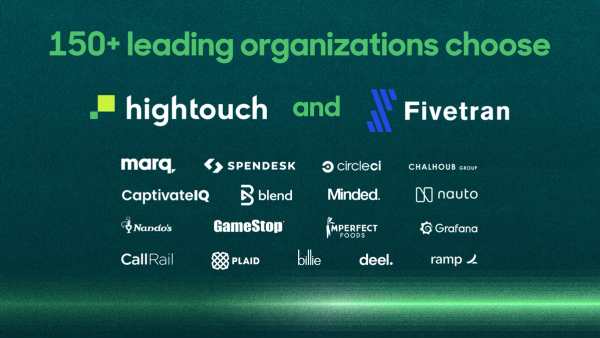 How Hightouch and Fivetran Are Powering More than 150 Data-Driven Organizations.