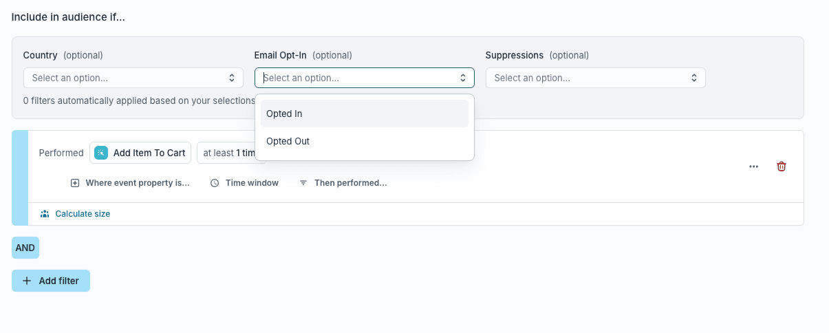 Enforcing consent with subsets