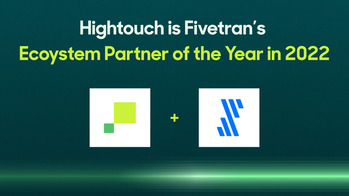 Fivetran Recognizes Hightouch as Ecosystem Partner of the Year.
