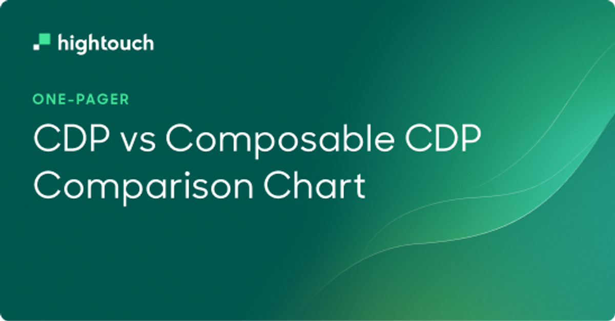 Learn about the benefits of a Composable CDP and how it compares to a traditional CDP solution