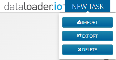 image of dataloader.io user interface