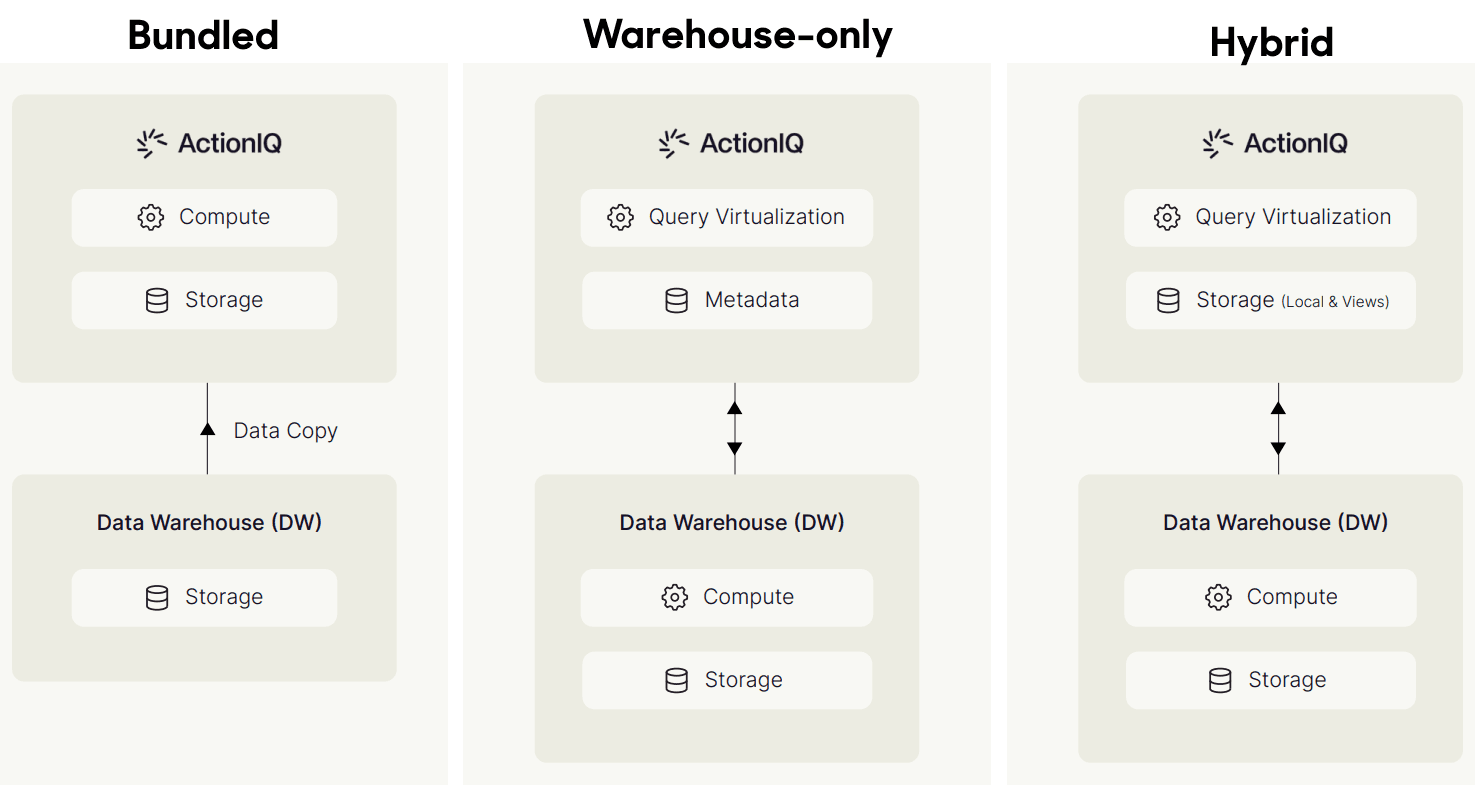ActionIQ CDP implementation options