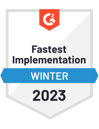 G2 Winter 2023, Fastest Implementation.