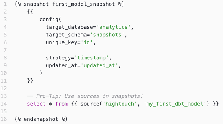 Visual Snapshot Example dbt Snapshots: The Definitive Guide | Hightouch