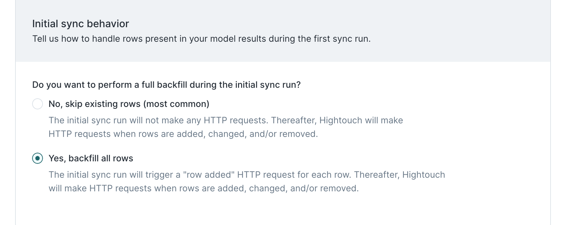Configuring an Algolia sync in the Hightouch UI
