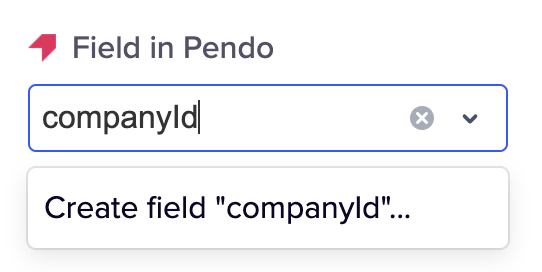 Creating a new Pendo field in the Hightouch UI