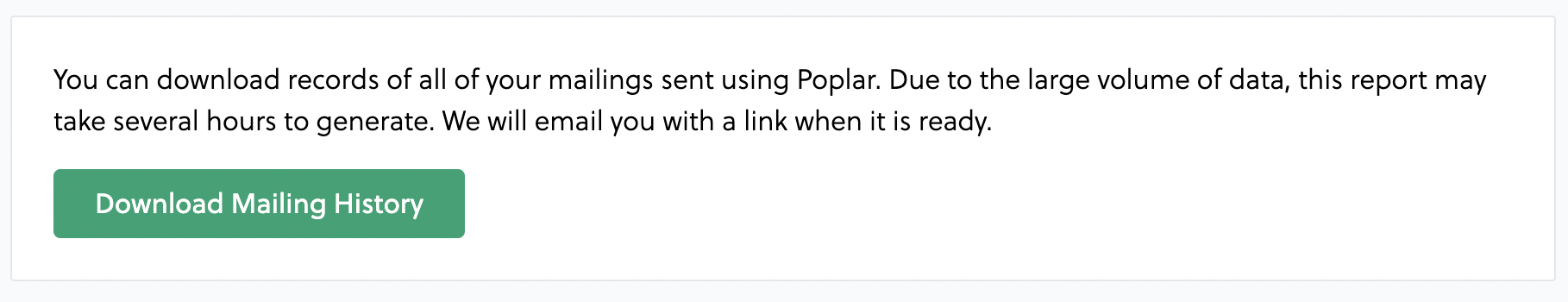 Download Poplar mailing data