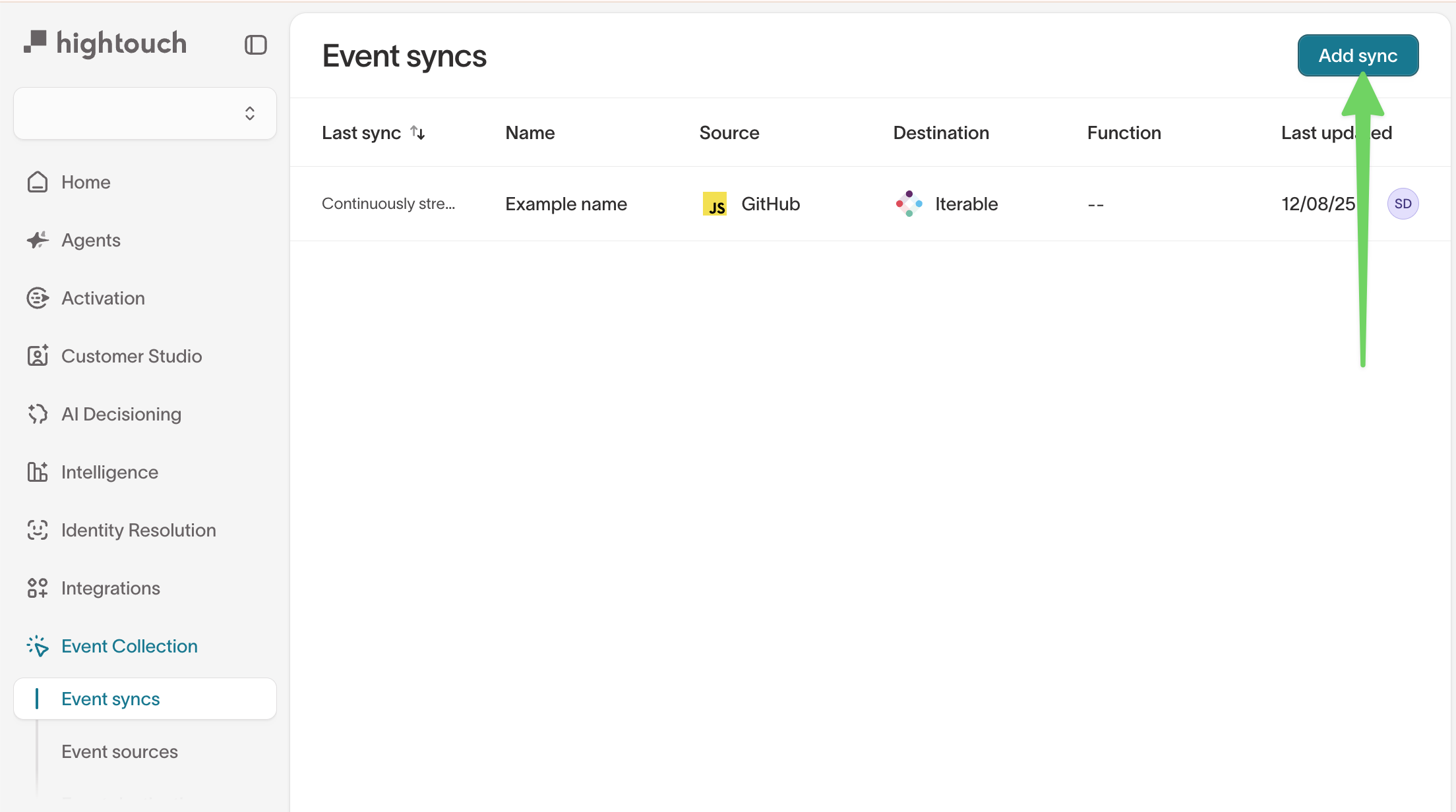 Add event sync