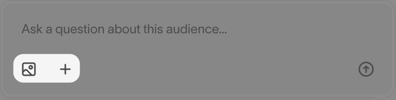 The Agent prompt input with image and file attachment options