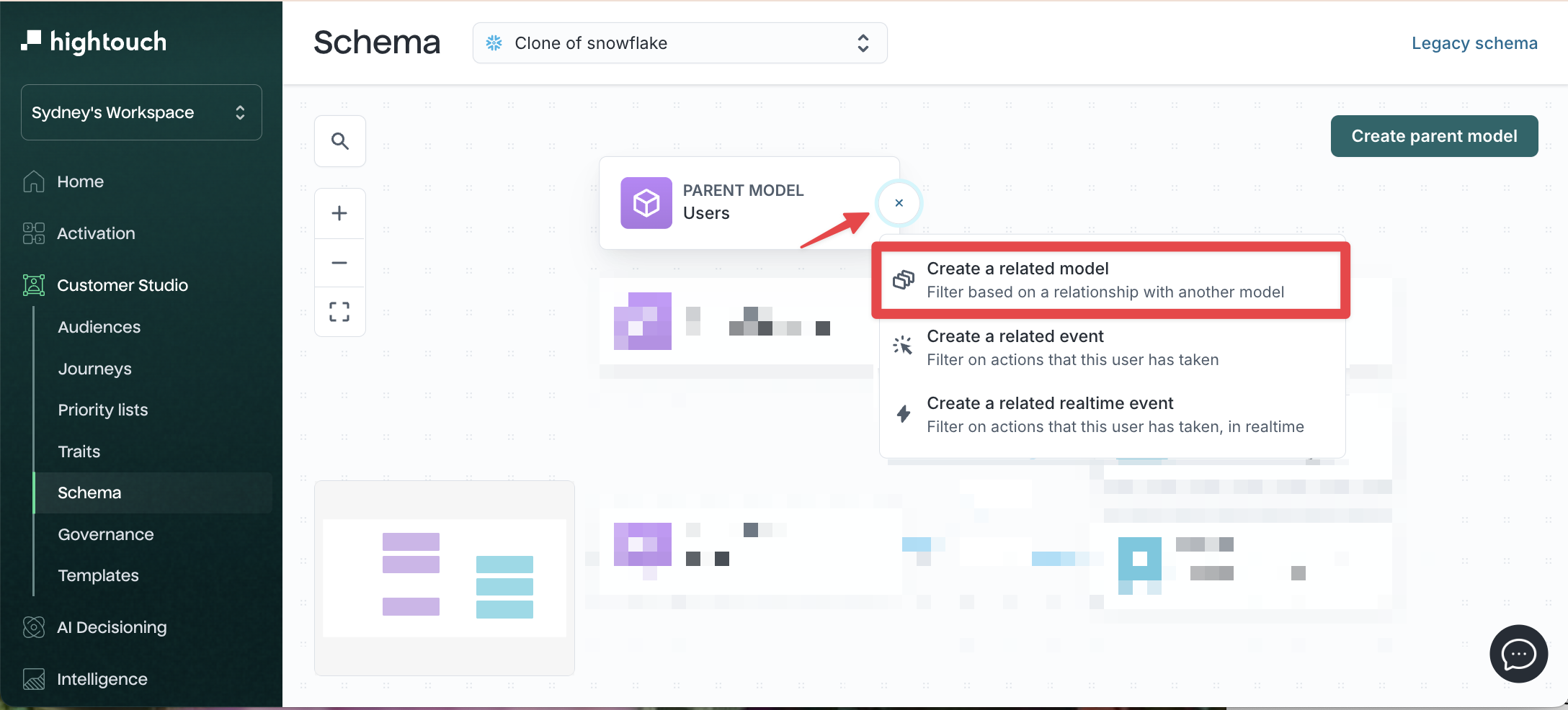 Create related model