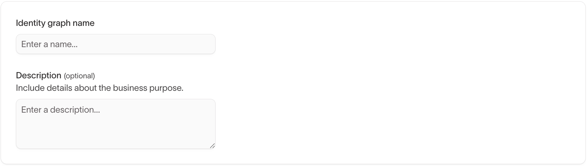 Name and description