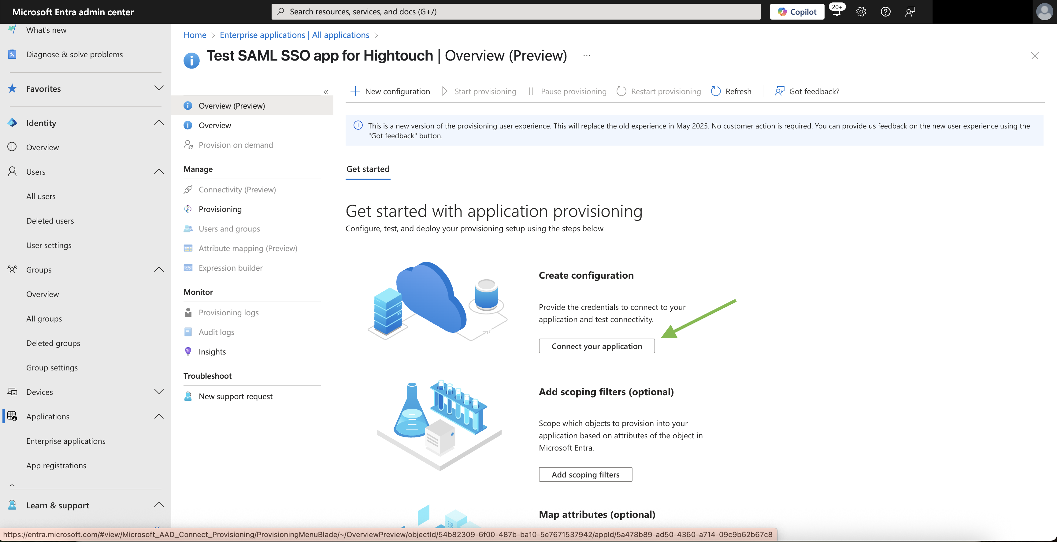 How to configure SCIM for your SAML app