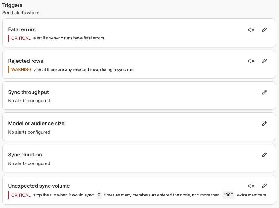 The Unexpected sync volume trigger on a journey trigger sync